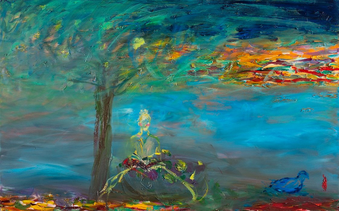 All Seasons Present — 90 × 145 cm, oil on canvas, 2024