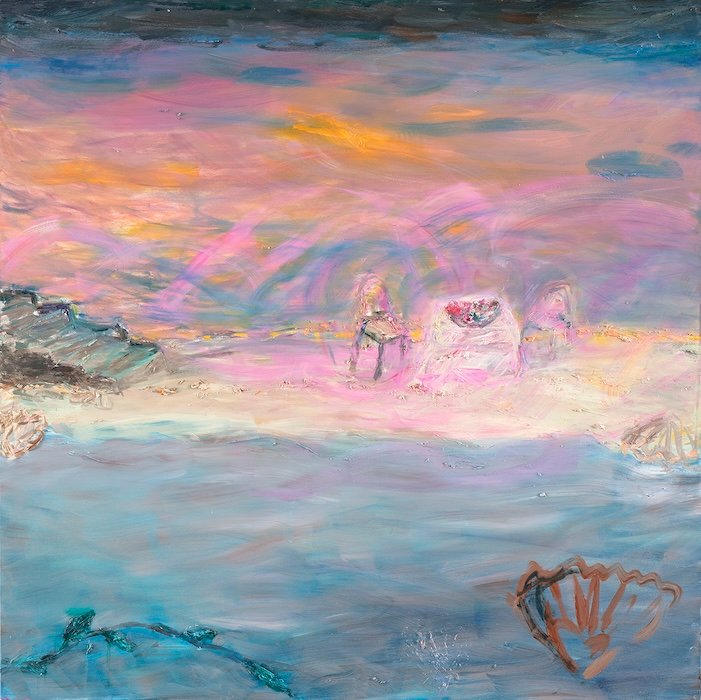 Back to Existence — 130 × 130 cm, oil on canvas, 2024