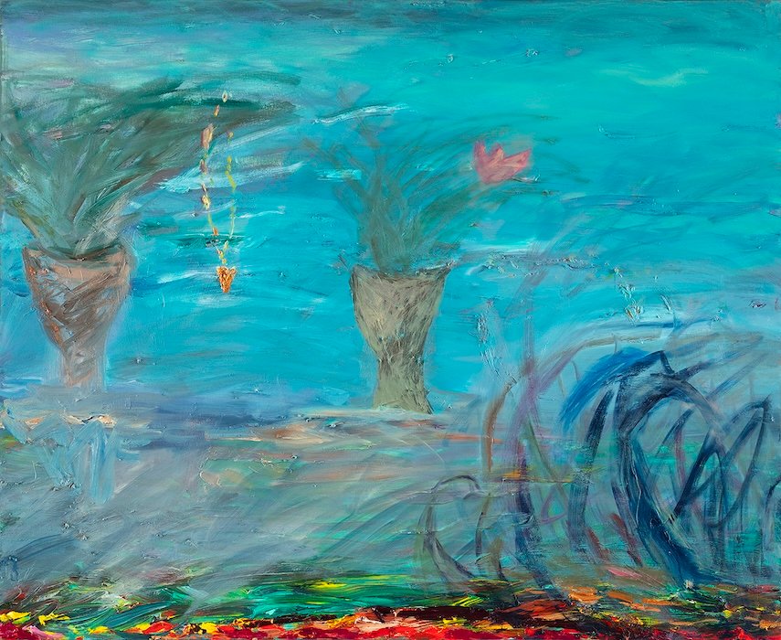 Beyond the Reach of the Eye — 90 × 110 cm, oil on canvas, 2024