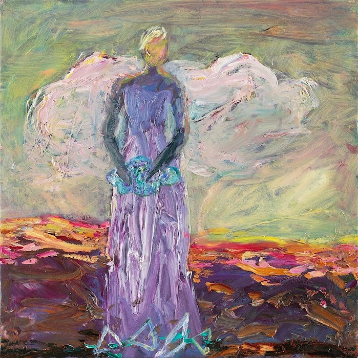 Checklists from a Journey — 50 × 50 cm, oil on canvas, 2025