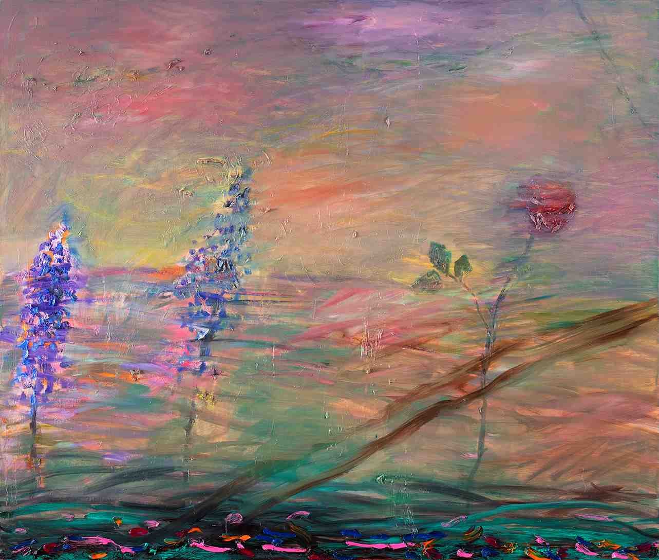 Enchantment — 110 × 130 cm, oil on canvas, 2024