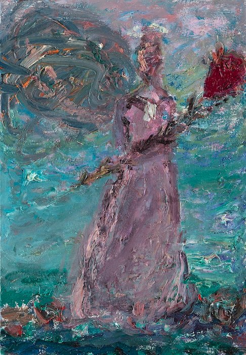 Gardener — 40 × 28 cm, oil on canvas, 2025