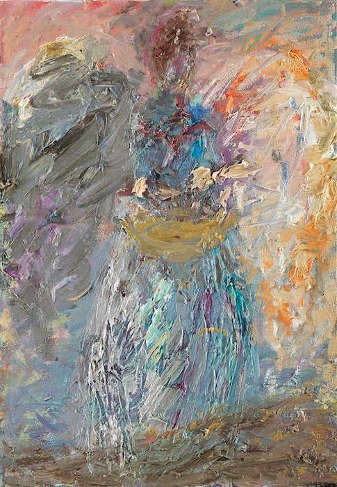 Heavenly Garden — 40 × 28 cm, oil on canvas, 2025