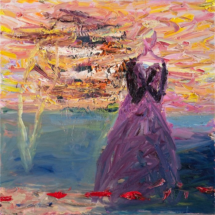 I Have a Dream — 50 × 50 cm, oil on canvas, 2025