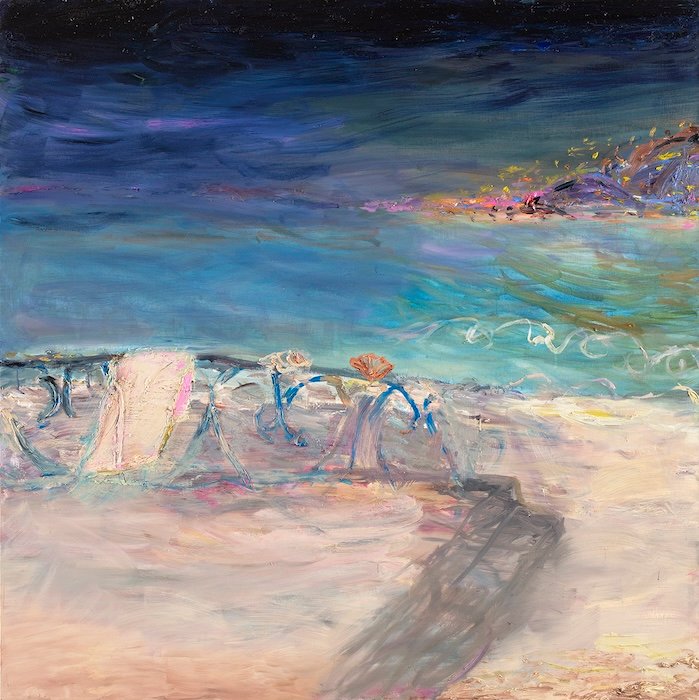 In the Infinity of the World — 130 × 130 cm, oil on canvas, 2024