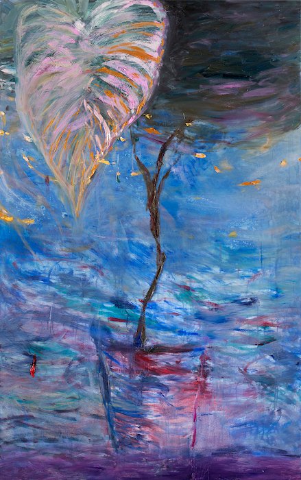 Nearly the Fisherman’s Wife — 210 × 132 cm, oil on canvas, 2022