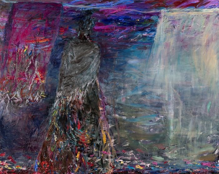 Roof over Happiness — 190 × 240 cm, oil on canvas, 2021