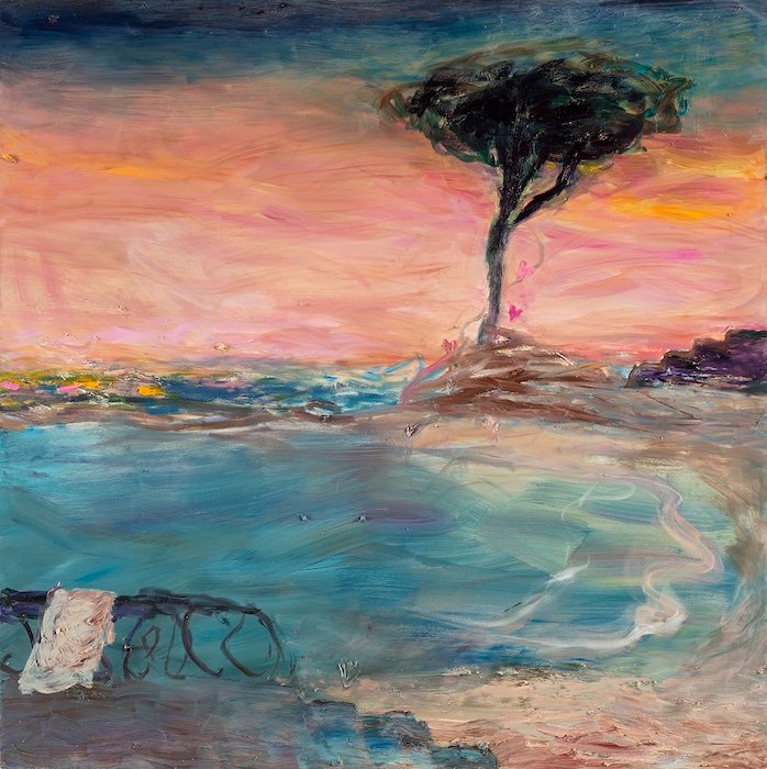 The Sun Rises and the Sun Sets — 130 × 130 cm, oil on canvas, 2024