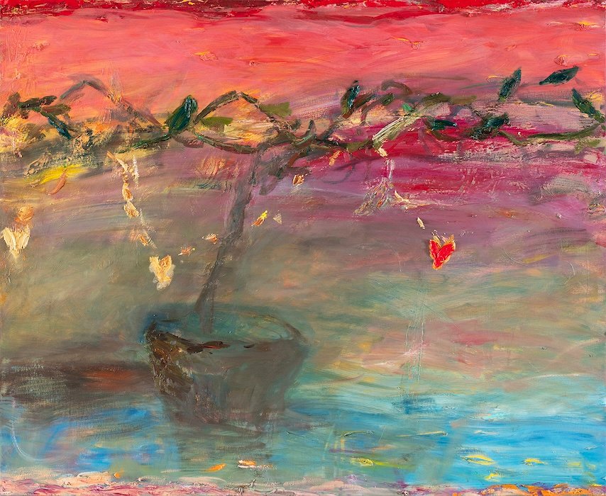With Open Hearts — 90 × 110 cm, oil on canvas, 2024